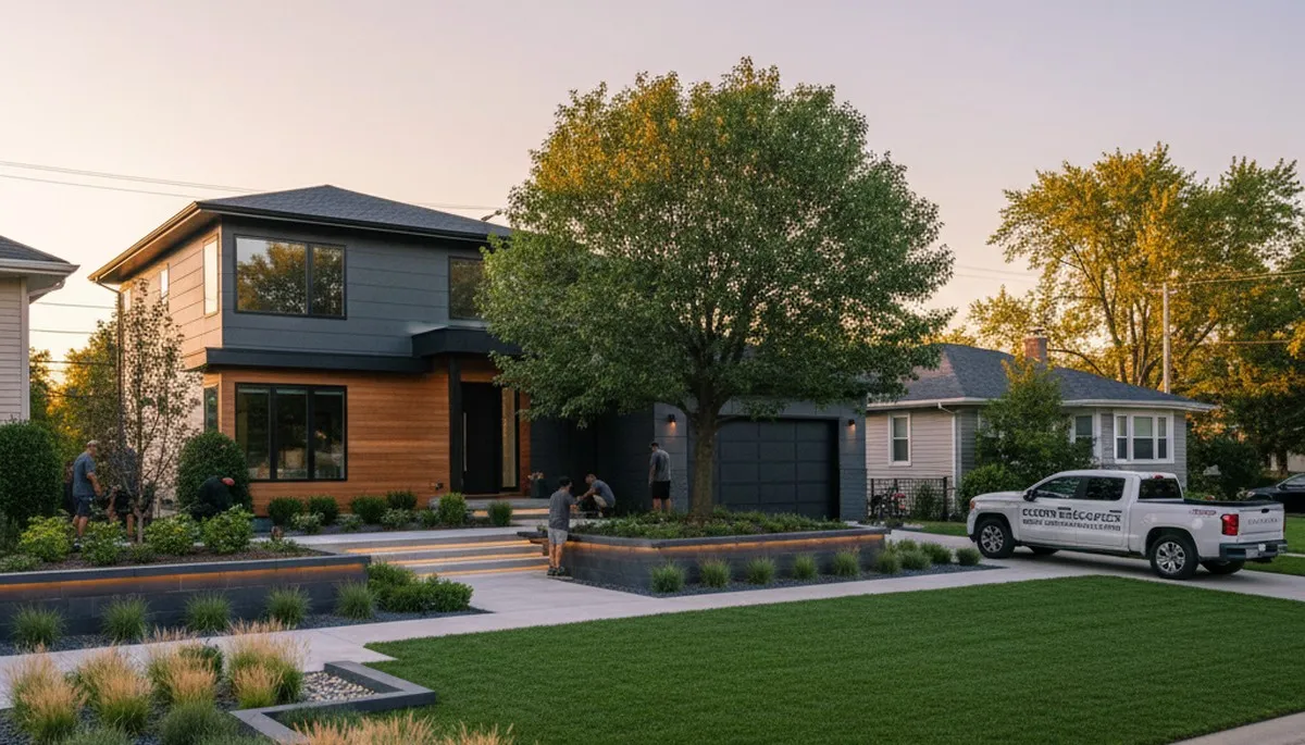 Landscape service in Oak Park, IL for residential lawn care and outdoor maintenance