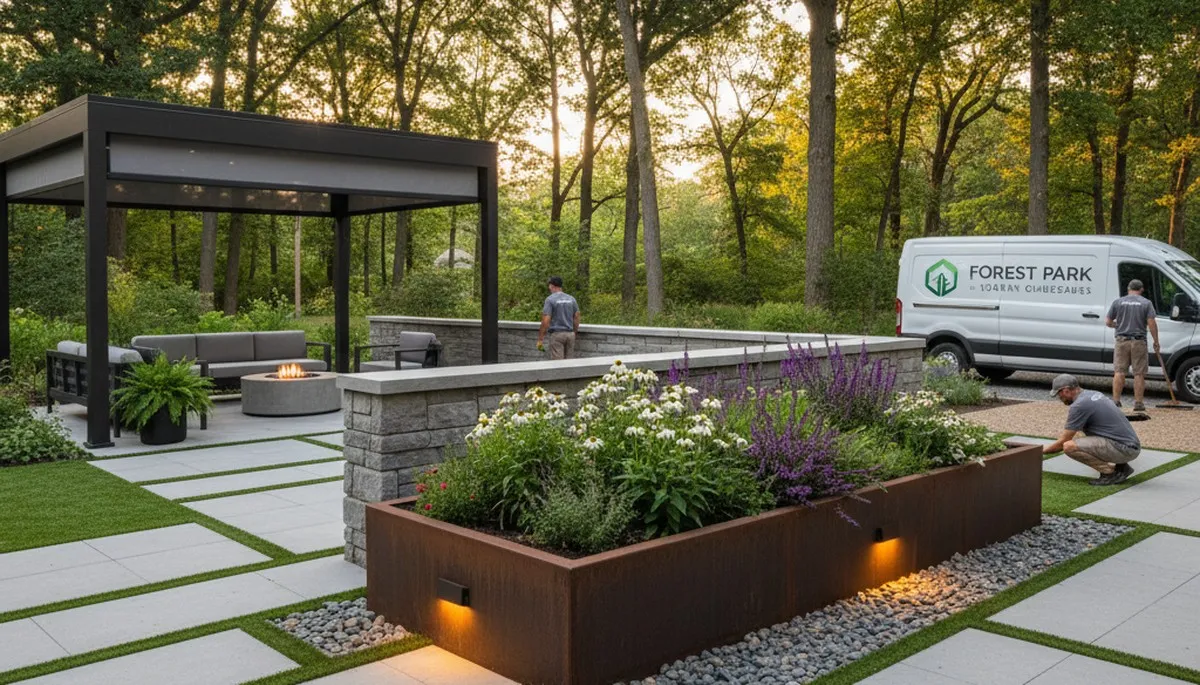 Landscaping service in Oak Park, IL for residential yard care and outdoor property maintenance